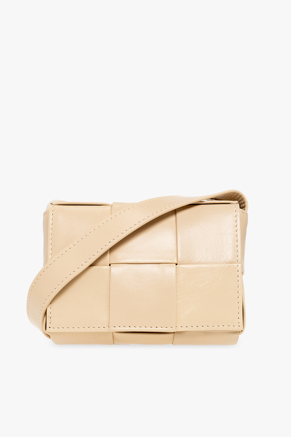 Beige 'Candy Cassette Mini' shoulder bag Bottega Veneta - Bottega